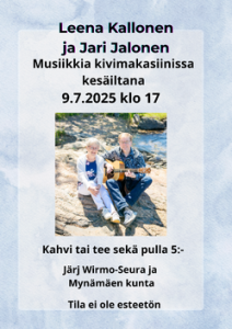 Musiikkia kesäiltana -tapahtuman esite